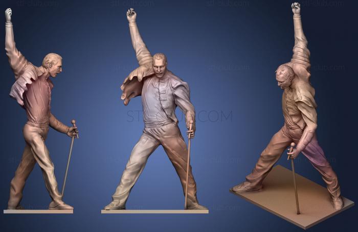 3D model Freddie Mercury (STL)